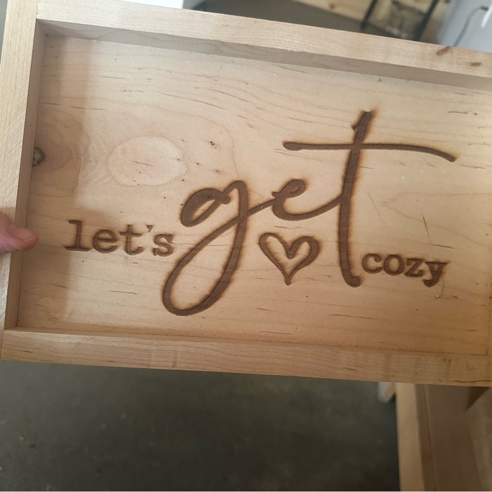 Handmade Natural Wood Decorative Sign